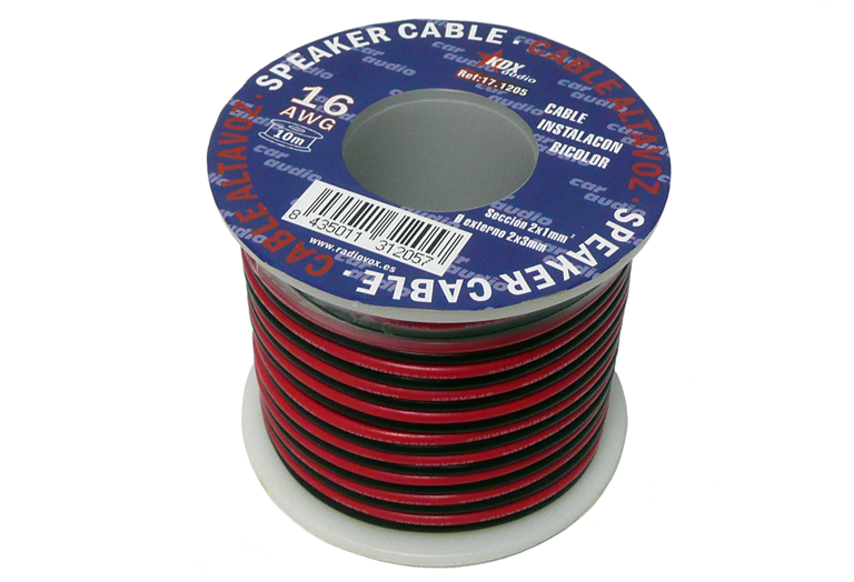 Imagen del producto ROLLO CABLE INSTALACION BASICO 2x1mm2-Bicolor