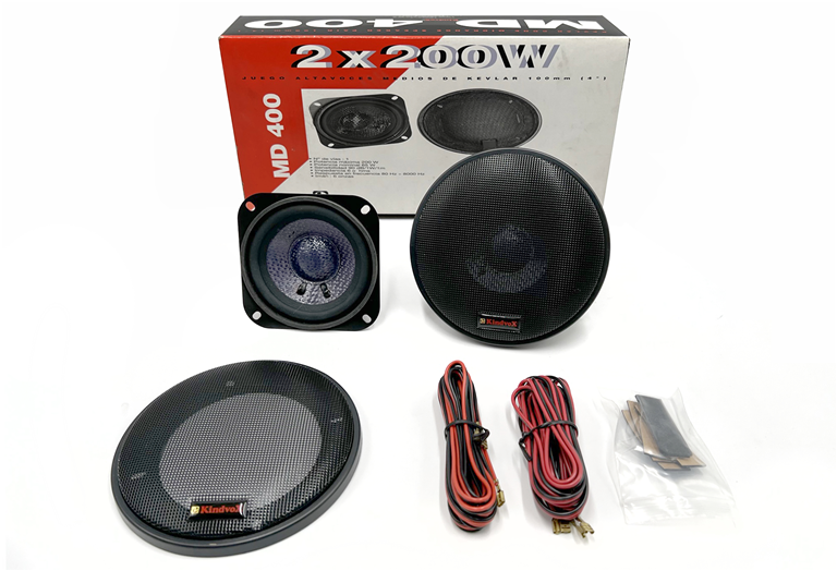 Imagen del producto JGO ALTAVOCES MID-RANGE (MEDIOS) 2x200WMax.