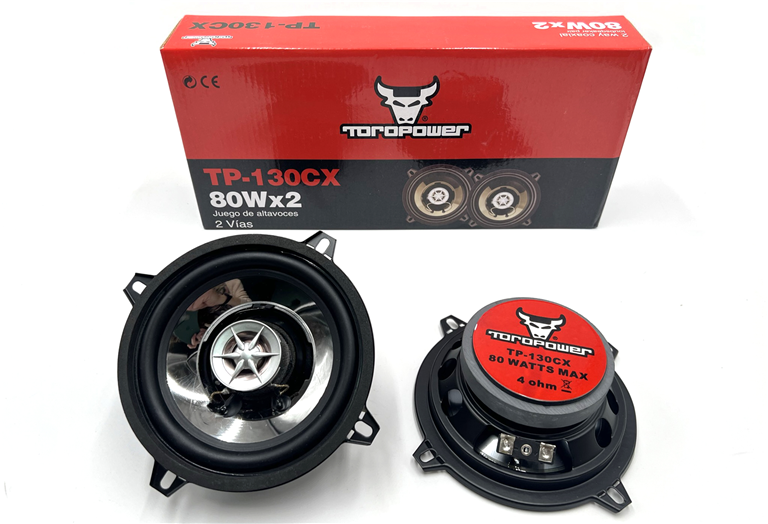 Imagen del producto JGO ALTAVOCES 5"/130mm 2x80WMax Coax 2Vias. SUPER ECO
