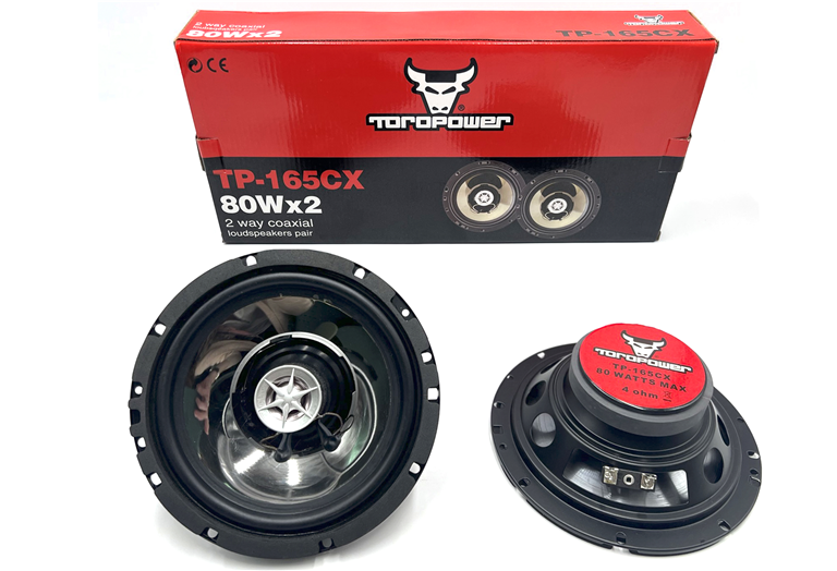 Imagen del producto JGO ALTAVOCES 6,5"/165mm 2x 80WMax Coax 2Vias. SUPER ECO