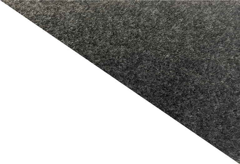 Imagen del producto MOQUETA NEGRA JASPEADA 150x70cm. ADHESIVA