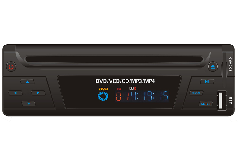 Imagen del producto DVD, DIVX, VCD, CD-R, CD-RW, MP3, WMA. 12/24V