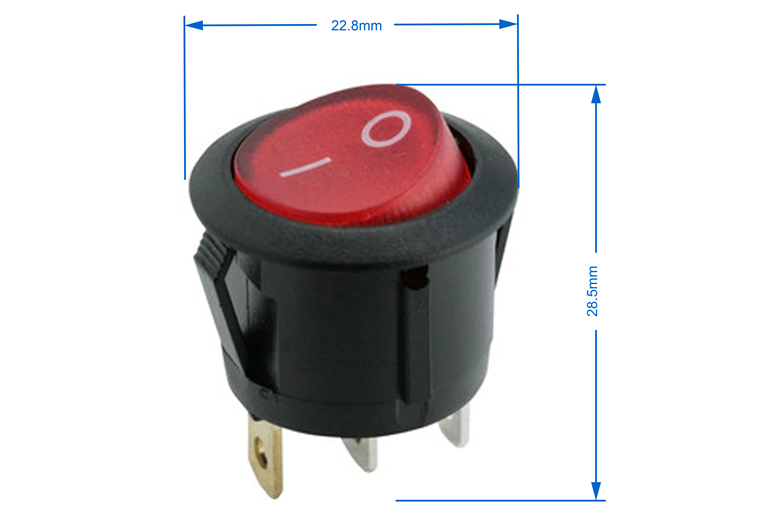 Imagen del producto BOTON INTERRUPTOR EMPOTRABLE BASCULANTE ON/OFF