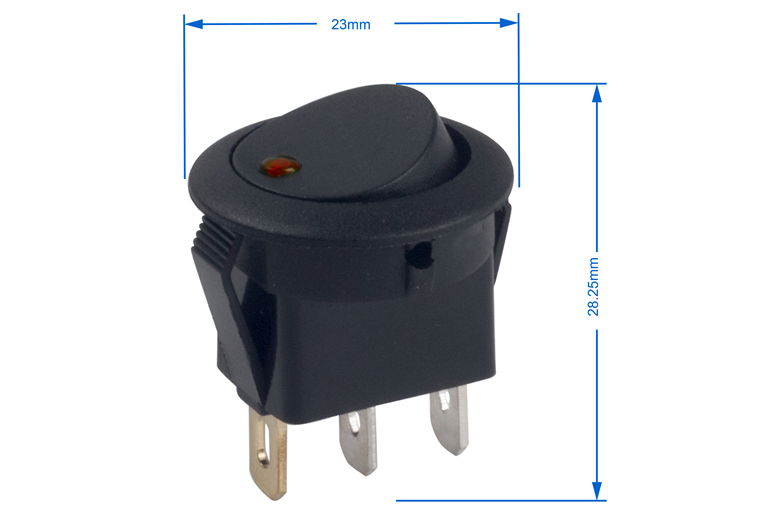 Imagen del producto BOTON INTERRUPTOR EMPOTRABLE BASCULANTE ON/OFF