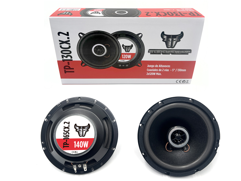 Imagen del producto JGO ALTAVOCES 6,5"/165mm 2x140WMax Coax 2Vías. SUPER ECO