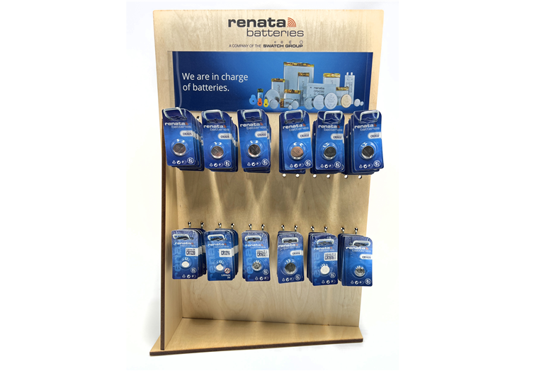 Imagen del producto EXPOSITOR PILAS RENATA